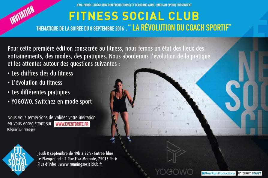 Fitness Social Club - Invitation
