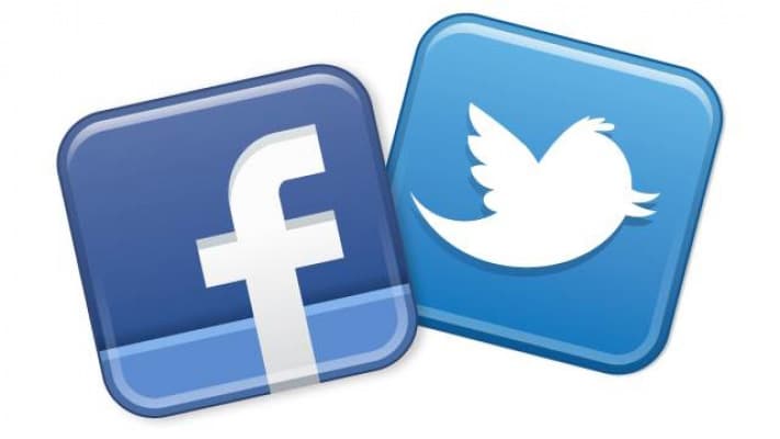 Logo Facebook et Twitter